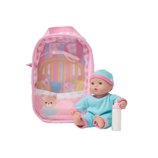 8" Take Along Cuties Doll, Pink