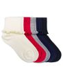 Jefferies Socks Seamless Ripple Edge Turn Cuff Crew Socks, 1 pair (color options)