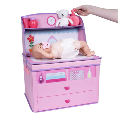 Perfectly Pink Changing Table Set w/Doll