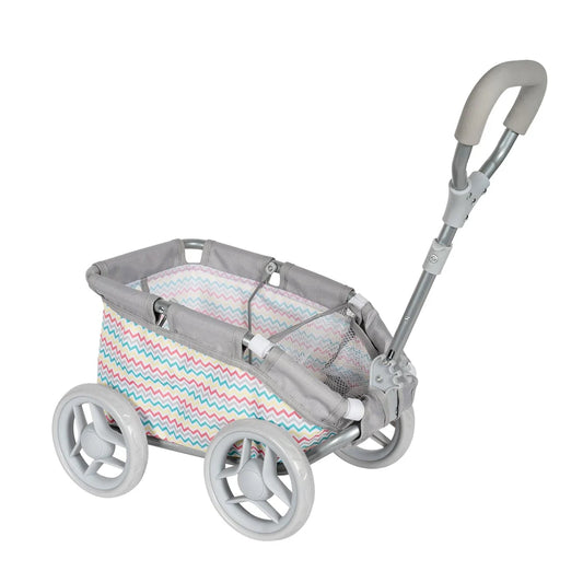 Rainbow Zig Zag Doll Wagon