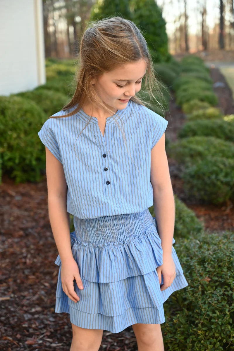 Drew Dress, Front Row Stripe