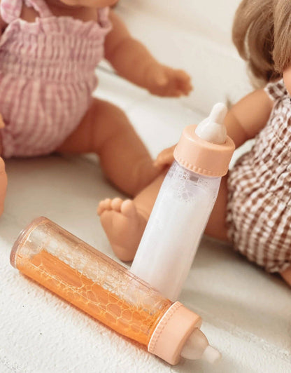 Bottled milk and juice set