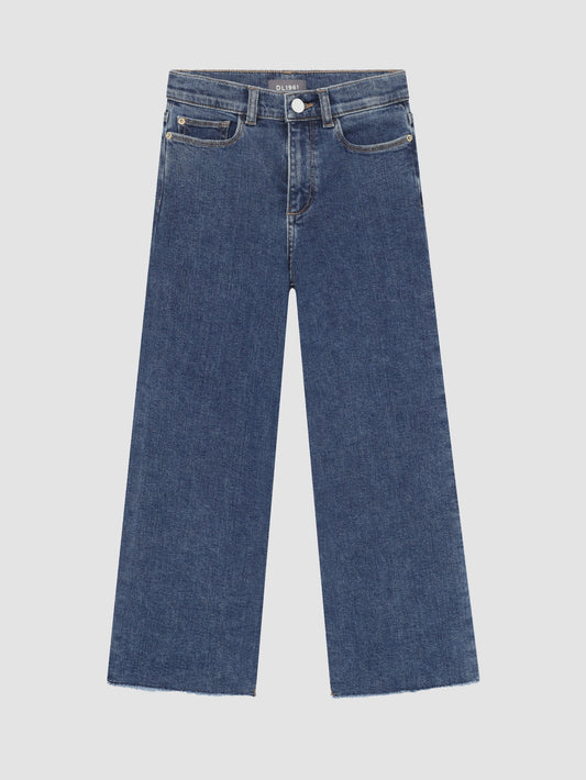 Lily Wide Leg Jean, Adams Wash