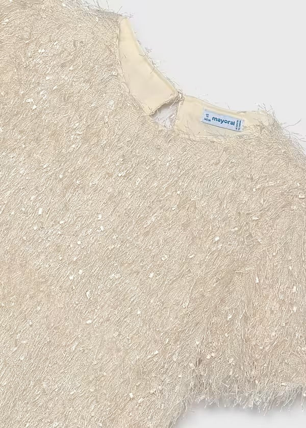 Ivory Fringed Top