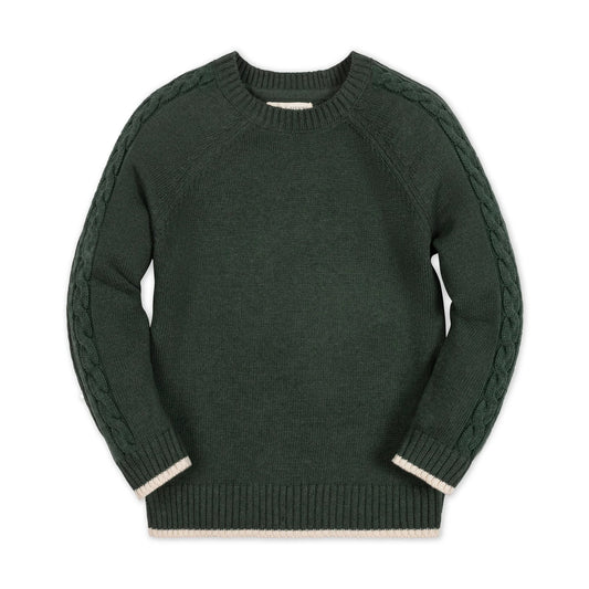 Organic Raglan Crew Neck Sweater