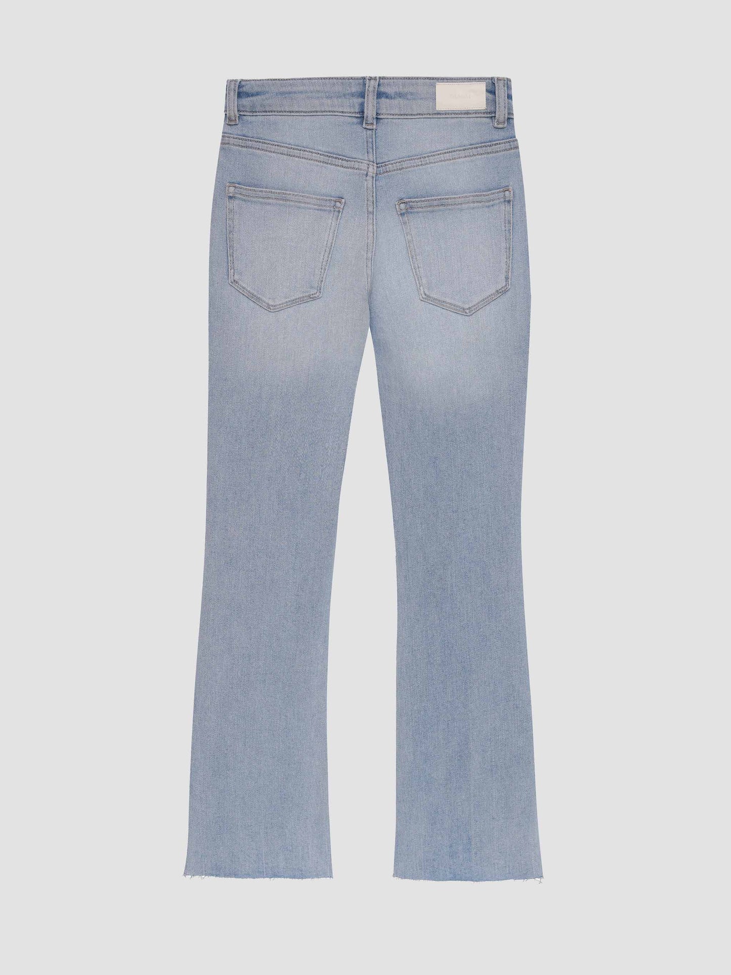 Claire Raw Hem Bootcut Jean, Atlantic Raw