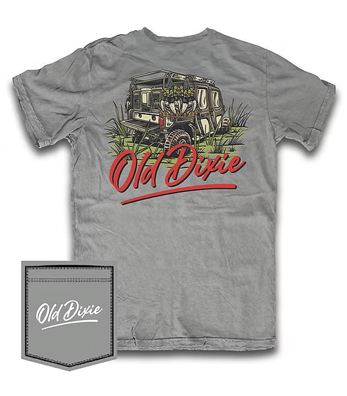 Youth Old Dixie Off Road SS Tee, Concrete