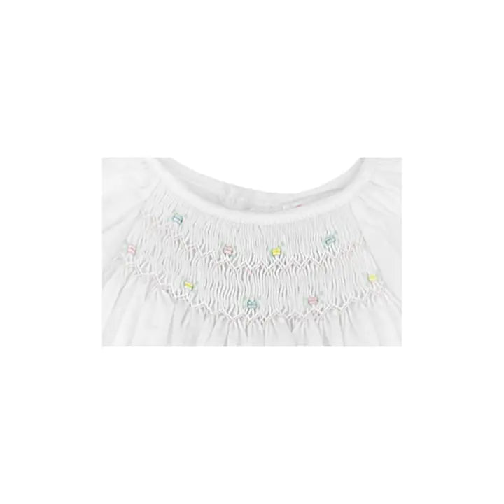 Daygown w/Embroidery Hem, White