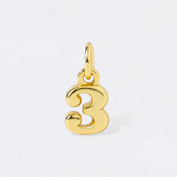Number Charm Pendants (0-9)