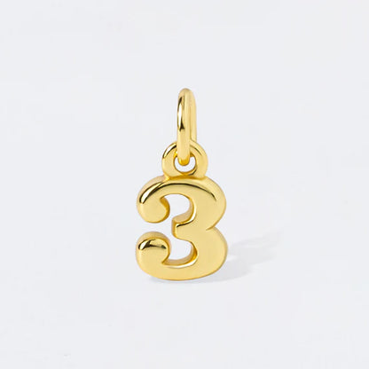 Number Charm Pendants (0-9)