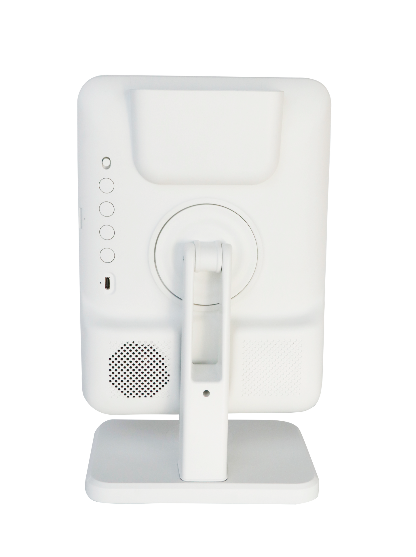 Glam Studio Vanity Mirror and Bluetooth Speaker-White