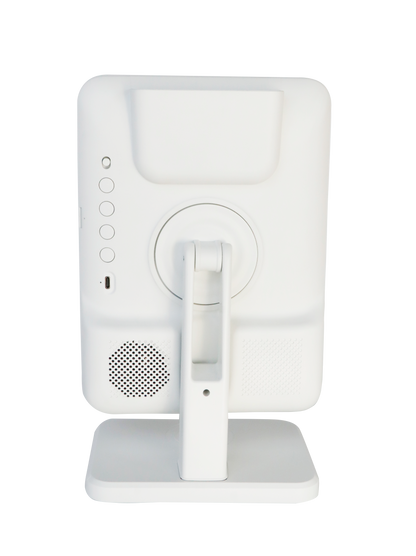 Glam Studio Vanity Mirror and Bluetooth Speaker-White