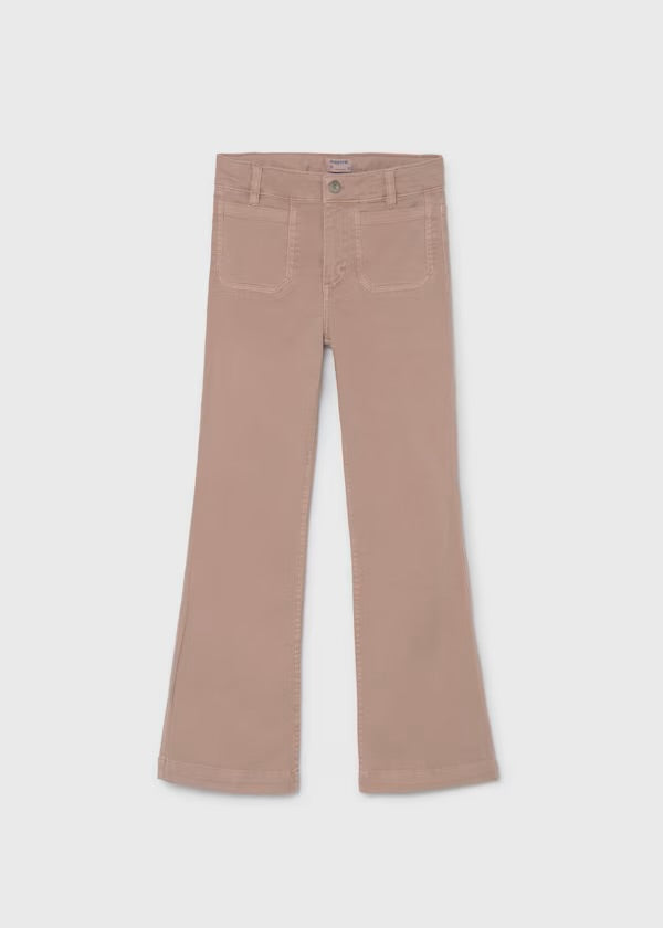 Front Pocket Flair Jean, Rose