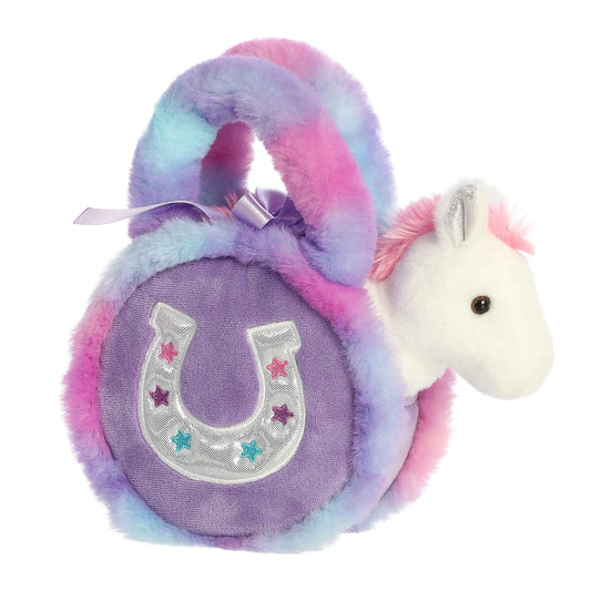 Fancy Pals Purse, Lavender Horseshoe
