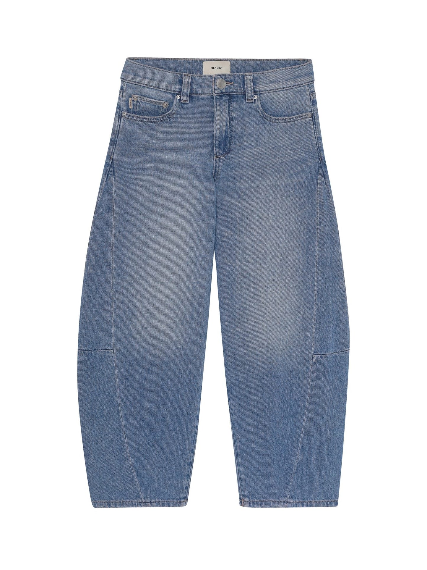 Lilia Barrel Jean, Indigo Rose