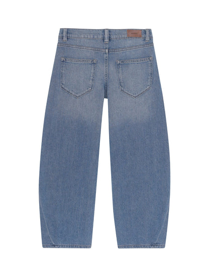 Lilia Barrel Jean, Indigo Rose