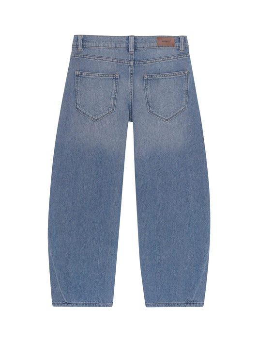 Lilia Barrel Jean, Indigo Rose