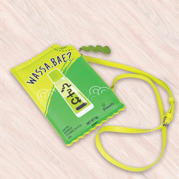 Sauce Packet Crossbody Purse - Wasabi