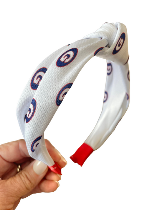 "G" Custom Knot Headband