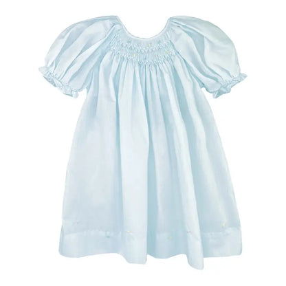 Daygown w/Embroidery Hem, Blue