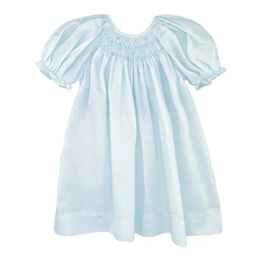 Daygown w/Embroidery Hem, Blue