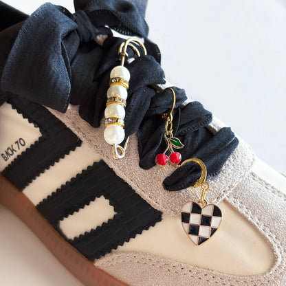 Shoe Charm and Lace Sets |  Sneaker Charm and Lace Sets (4 color options)