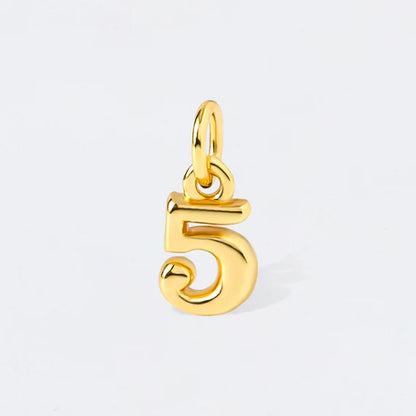 Number Charm Pendants (0-9)