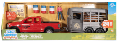 Horse Pick Up Truck & Trailer Playset