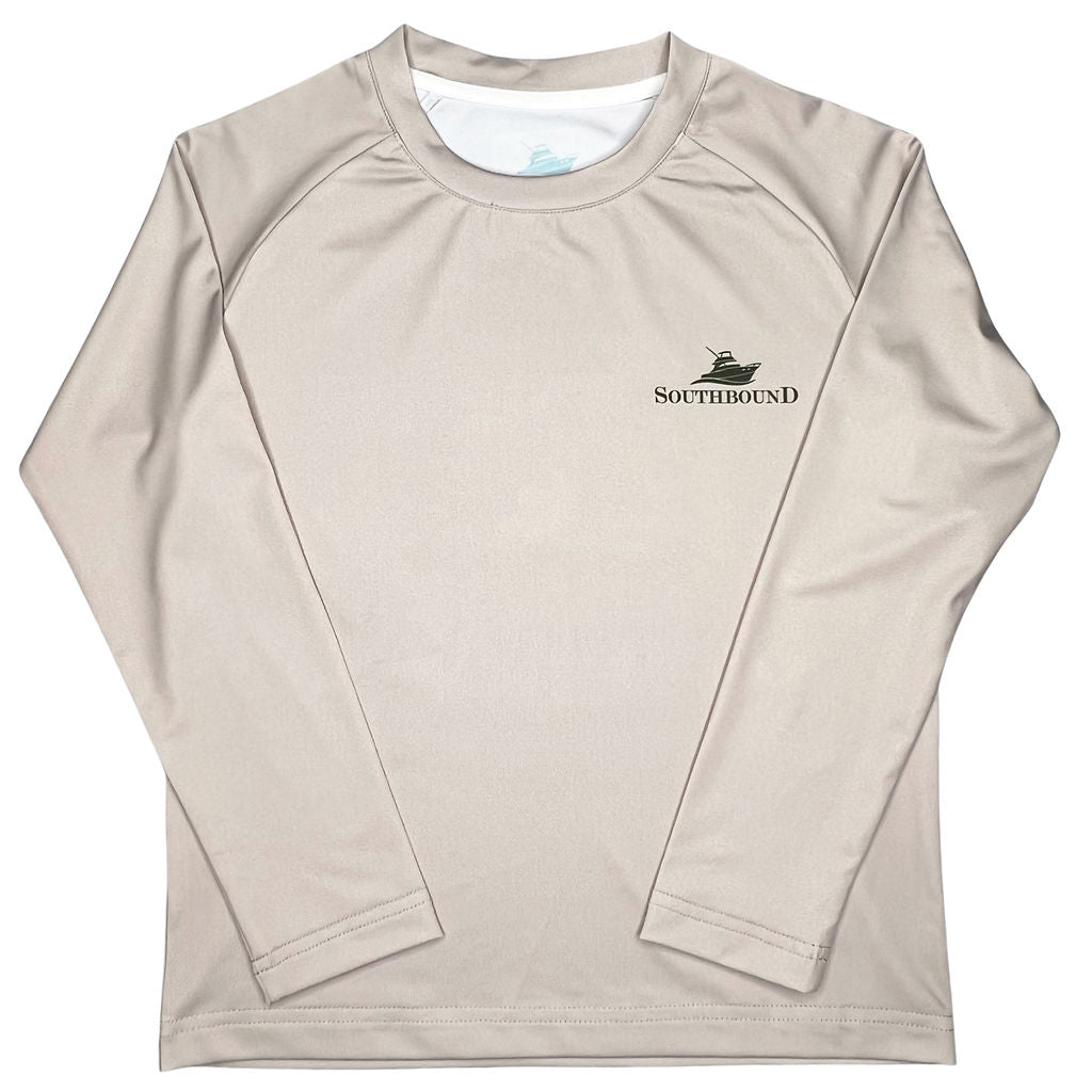 Boys Duck Stamp LS Performance Tee