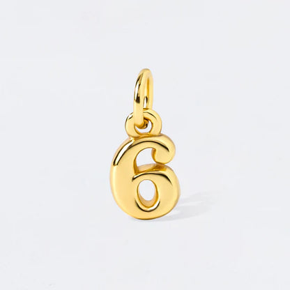 Number Charm Pendants (0-9)