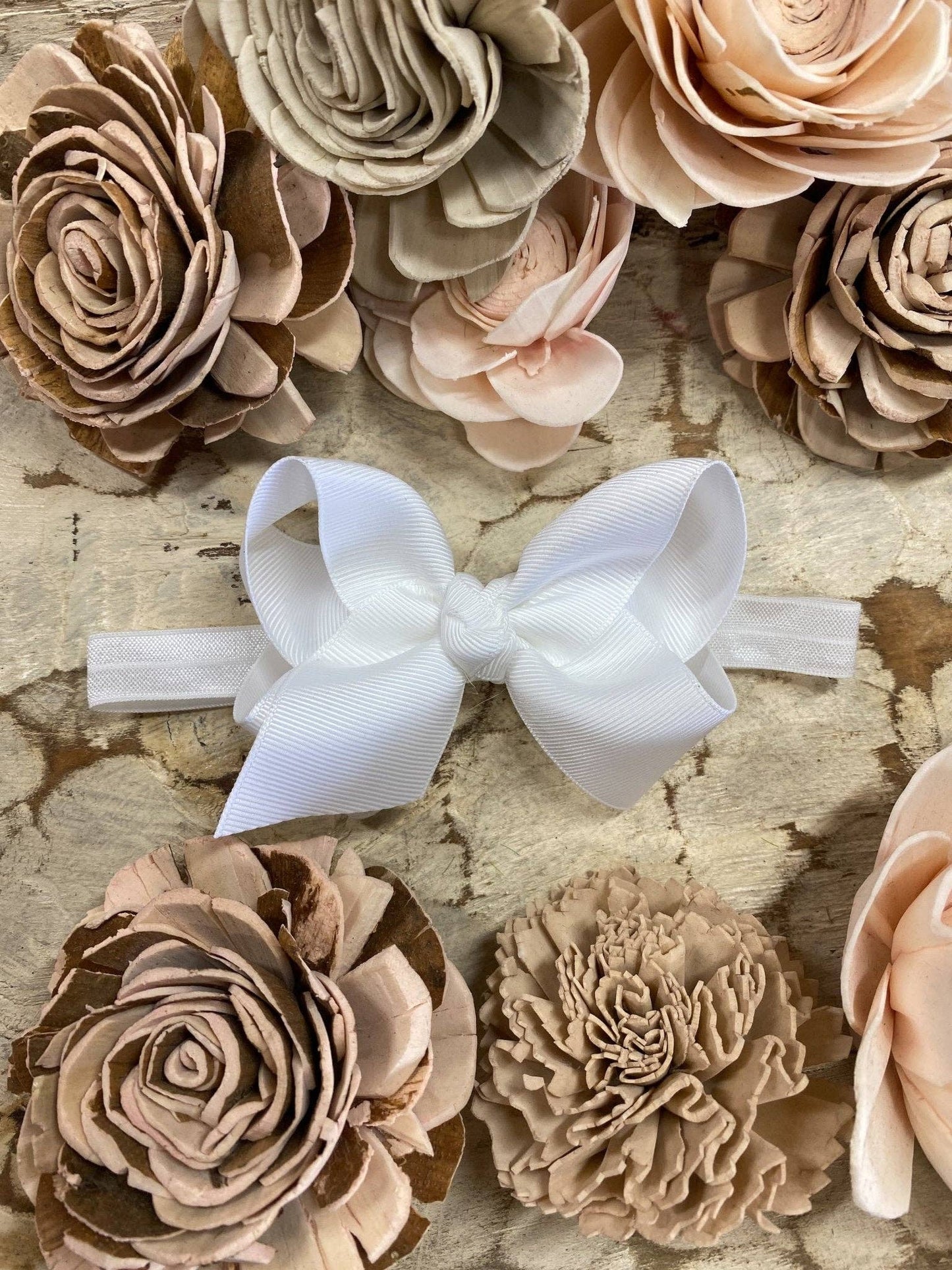 Essential Grosgrain Hair Bow - Headband - 4" (Multiple Colors)