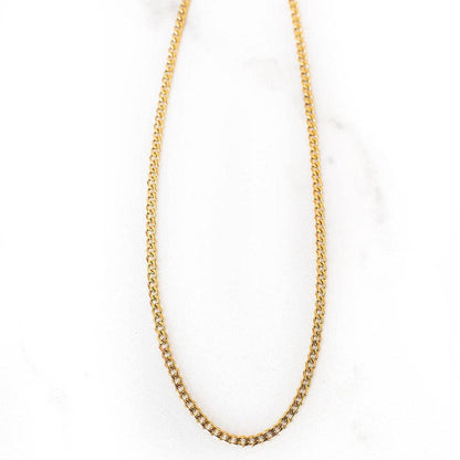 Thin Cuban Link Chain | Gold