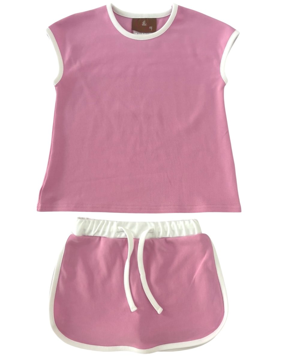 Aria Skort Set, Pink