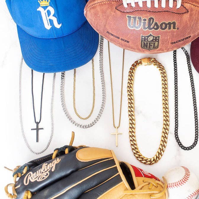 Thin Cuban Link Chain | Silver