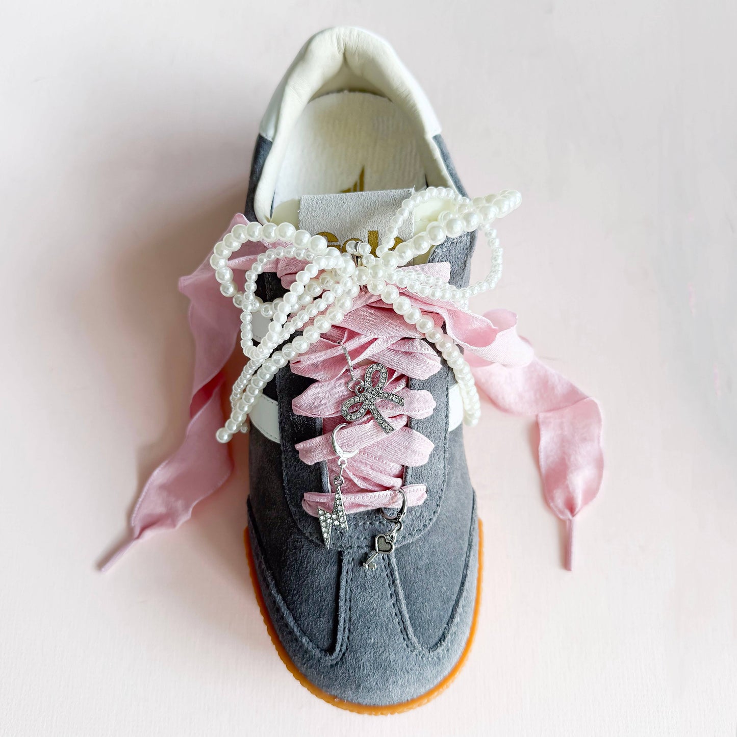 Shoe Charm and Lace Sets |  Sneaker Charm and Lace Sets (4 color options)