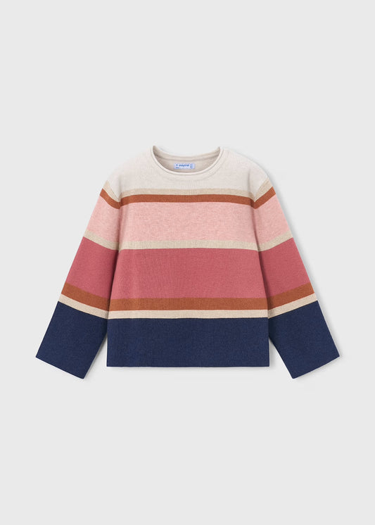 Dusty Fall Stripe Sweater