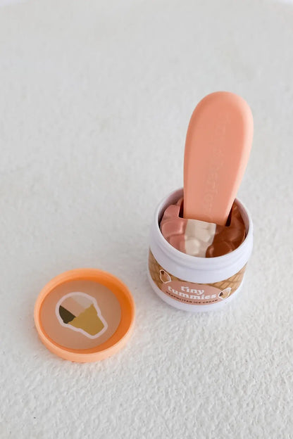 Tiny Tummies Napolitan Icecream jar and spoon set