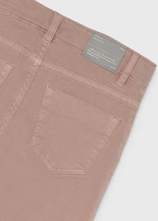 Front Pocket Flair Jean, Rose