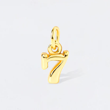 Number Charm Pendants (0-9)