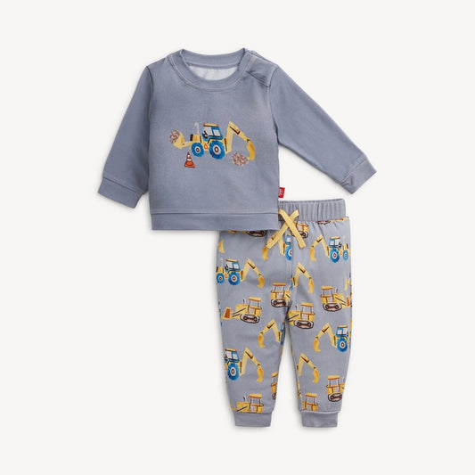 Doze Off Modal Boys LS Graphic Jogger Set