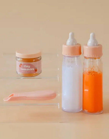 Bottled milk and juice set