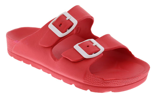 Kids Double Strapped Pool Slide, Red