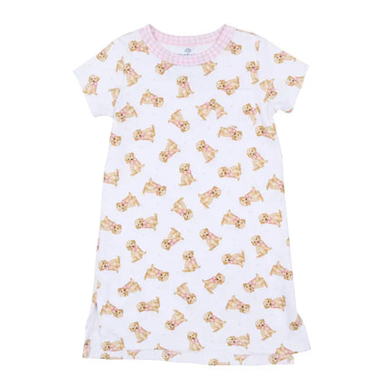 Sweet Golden Nightdress, Pink