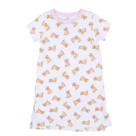 Sweet Golden Nightdress, Pink
