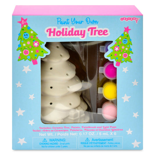 Paint Your Own Holiday Light Up Tree