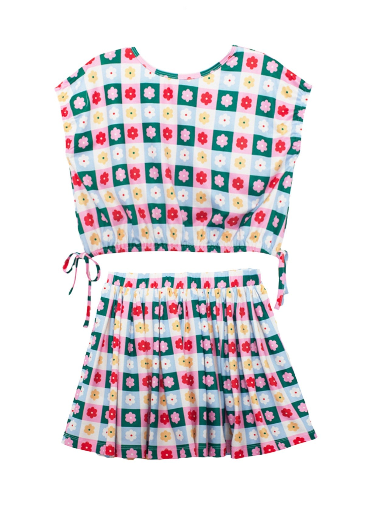 Flower Pops Skirt Set