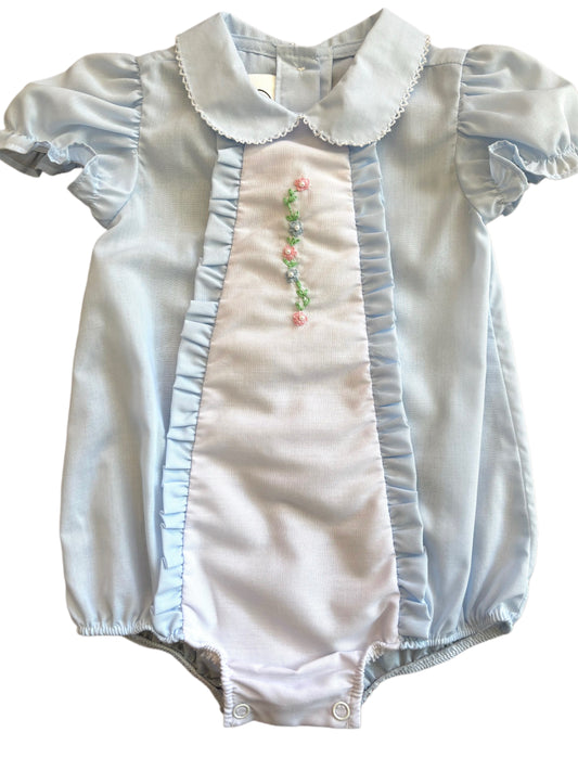 Flower Garden Hazel Bubble, Light Blue