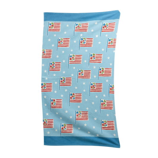 American Bloom Beach Towel
