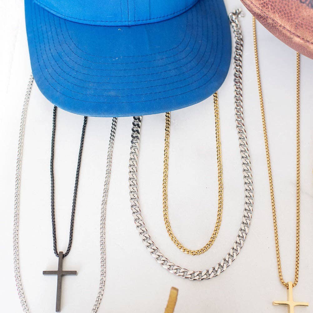 Thin Cuban Link Chain | Gold