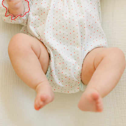 Christmas Joy Classics Bishop Long Sleeve Bubble - Red Girl